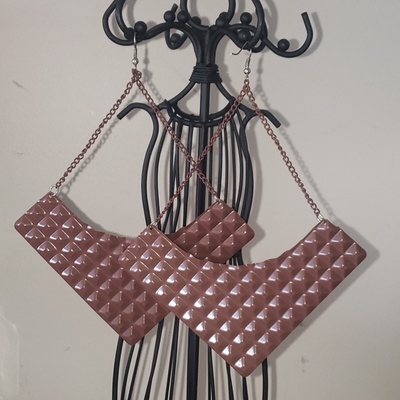 Jewelry - Chocolate Metal Earrings